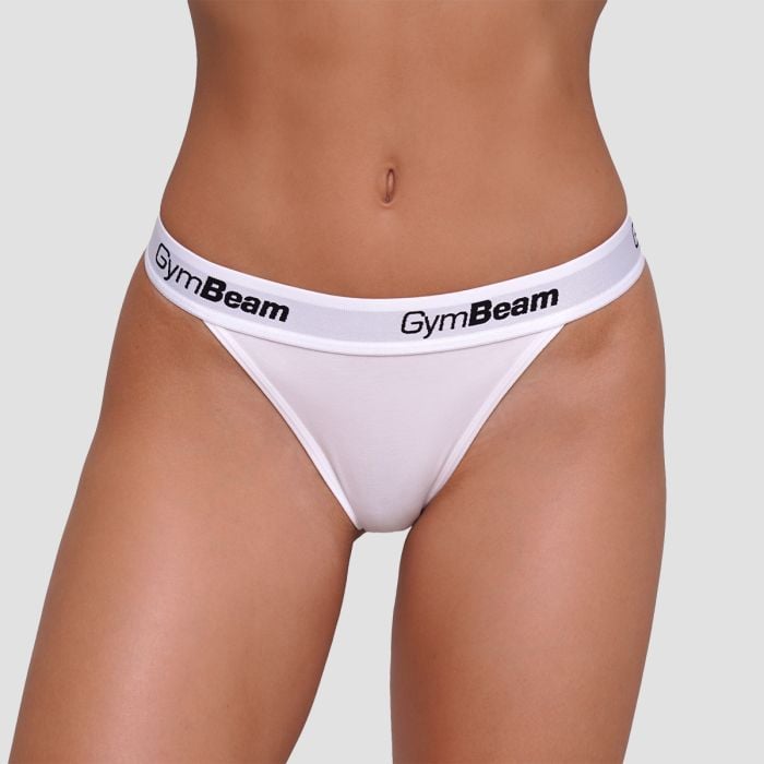 Nohavičky Tanga 3Pack White - GymBeam M