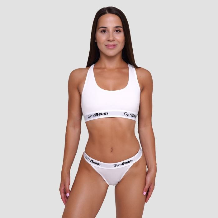 Nohavičky Tanga 3Pack White - GymBeam M