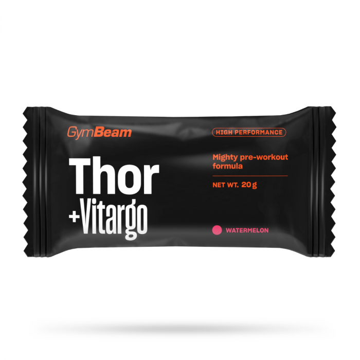 GymBeam Vzorka predtréningový stimulant Thor Fuel + Vitargo 20 g zelené jablko