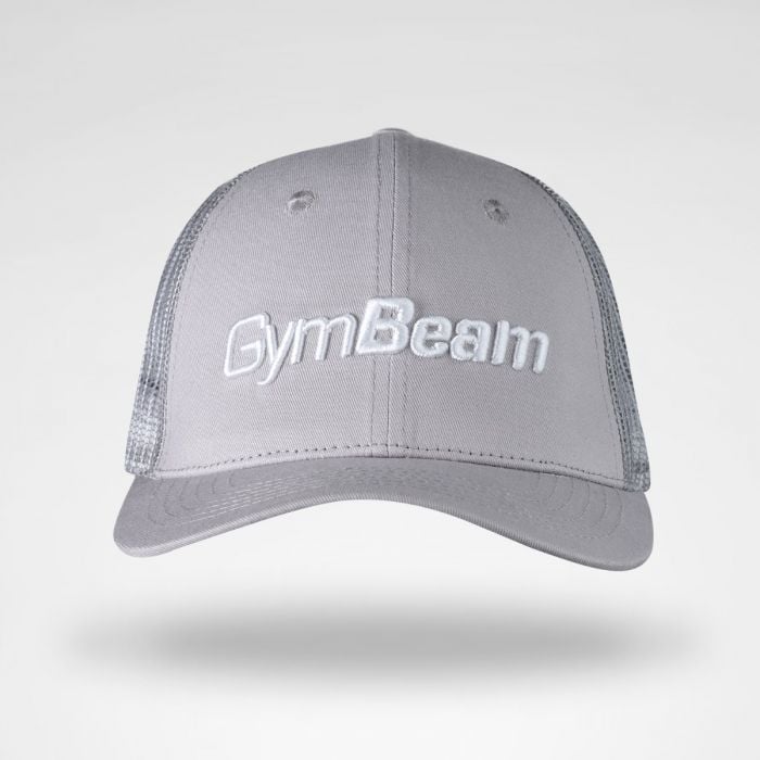 Mesh Panel Cap Grey - GymBeam