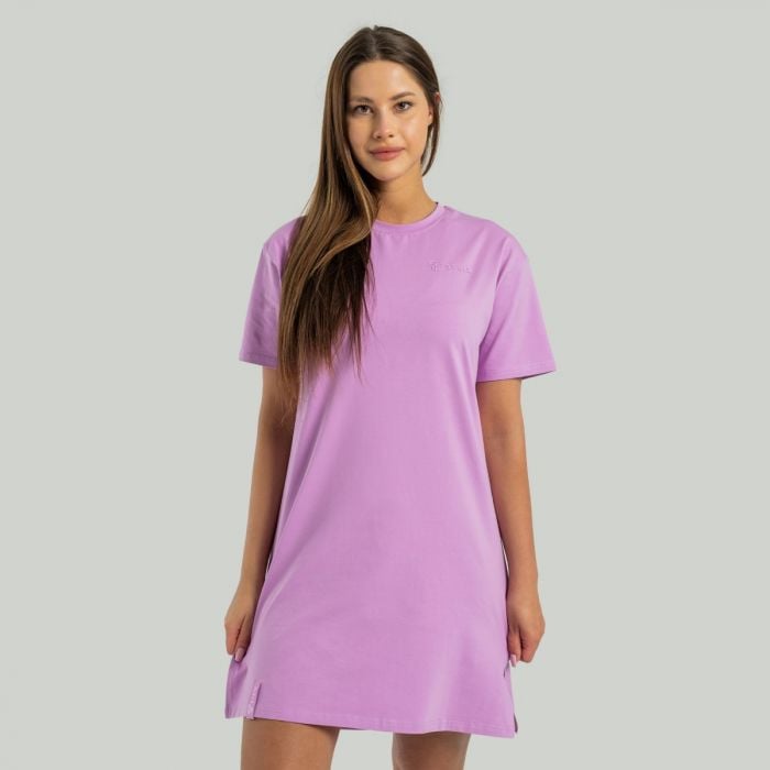 Women’s ALPHA T-Shirt Dress Amethyst - STRIX