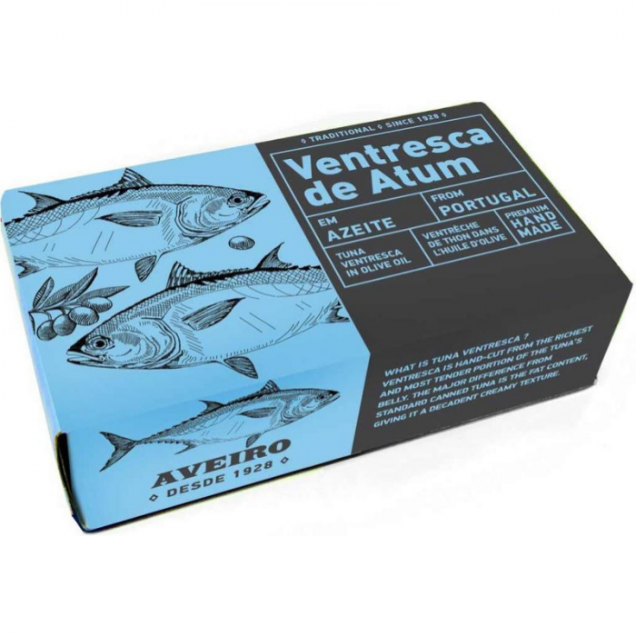 E-shop Aveiro Tuniakové filety Ventresca v olivovom oleji 120 g bez príchute