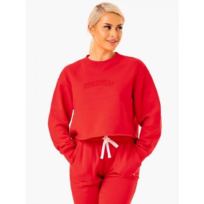 Dámska mikina Ultimate Fleece Red - Ryderwear