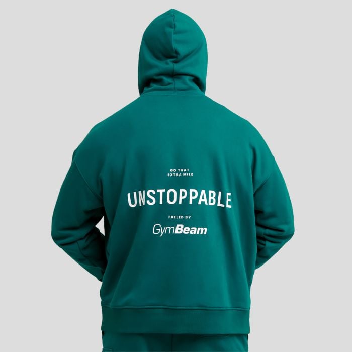 Mikina Unstoppable Green - GymBeam M