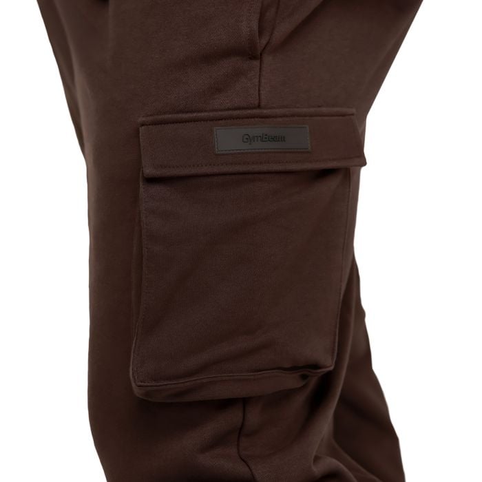 Tepláky Utility Brown - GymBeam XL
