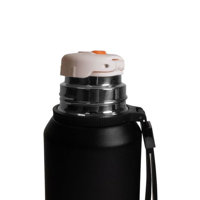 Termoska Vacuum Flask Steel Black 1000 ml - GymBeam single_variant