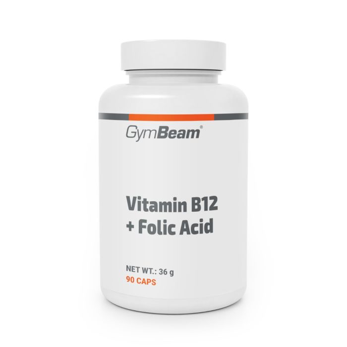 GymBeam Vitamín B12 + Kyselina listová