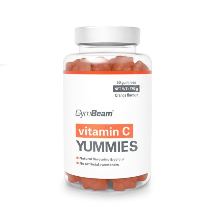 Vitamin C Yummies  - GymBeam 50 kaps. - pomaranč