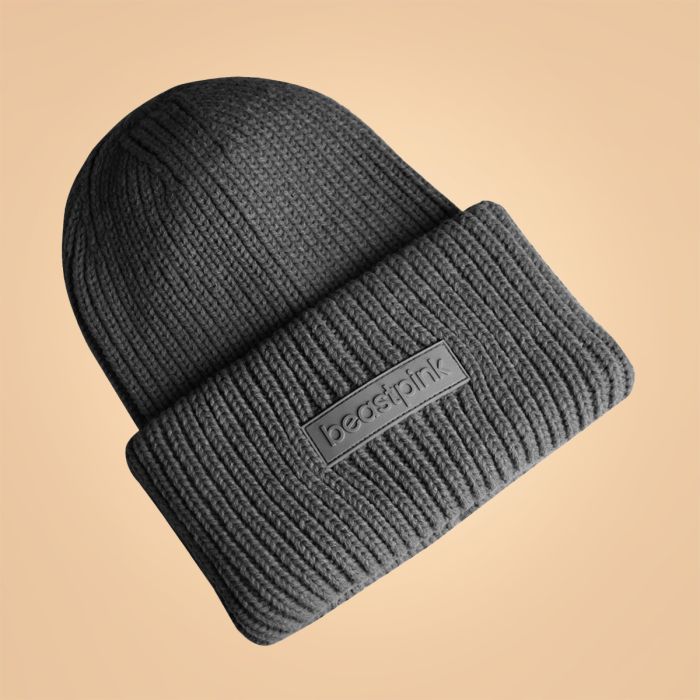 Zimná čiapka Beanie Silver Black - BeastPink universal