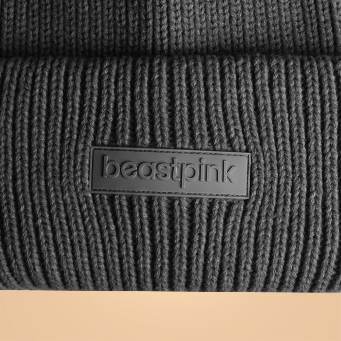 Zimná čiapka Beanie Silver Black - BeastPink universal