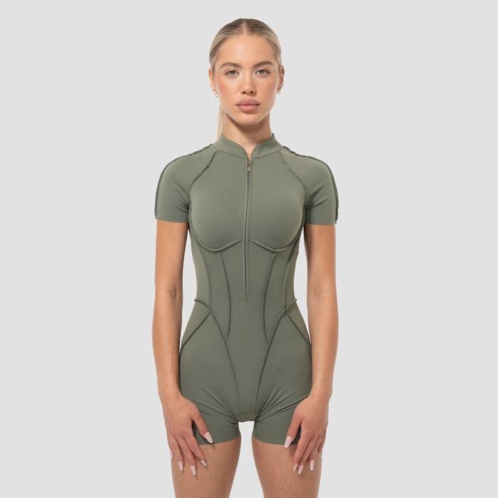 GymBeam Dámsky overal Cosmo Olive  M