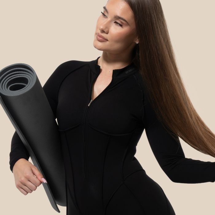 Dámsky overal Zip-Up Cosmo Black - GymBeam S