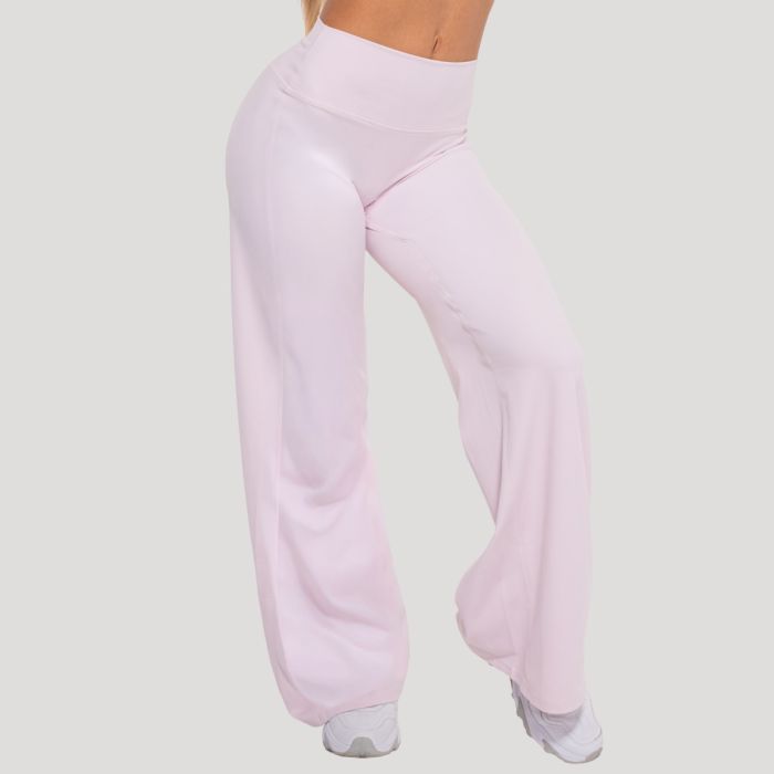GymBeam Dámske nohavice Straight Flow Blush  M