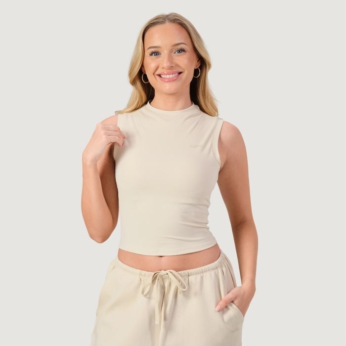 GymBeam Dámsky Top Turtleneck NEO Almond  S