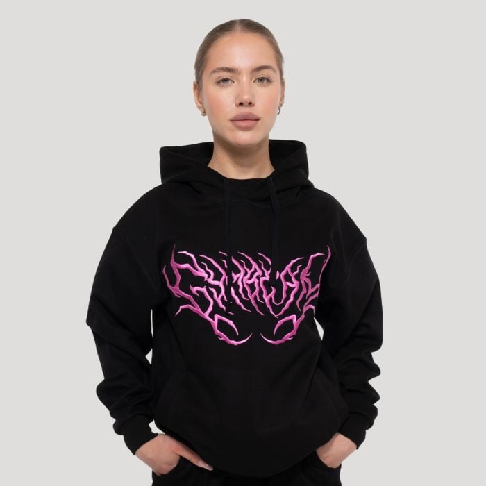 GymBeam Dámska mikina Thorn Black  XS