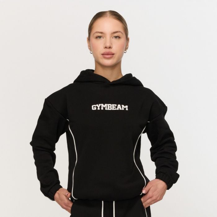 GymBeam Dámska mikina Varsity Black  M