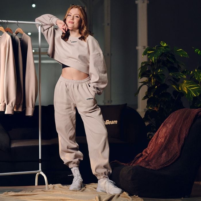 Dámske tepláky Aura Grey - GymBeam M