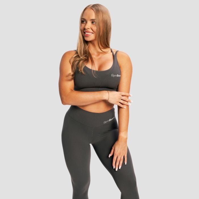 Dámske legíny BEAT Charcoal - GymBeam L