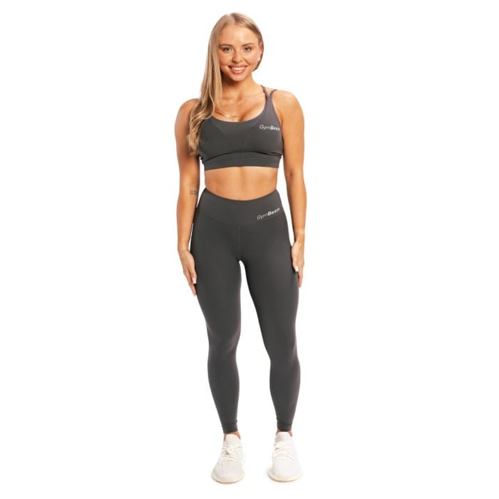 Dámske legíny BEAT Charcoal - GymBeam L