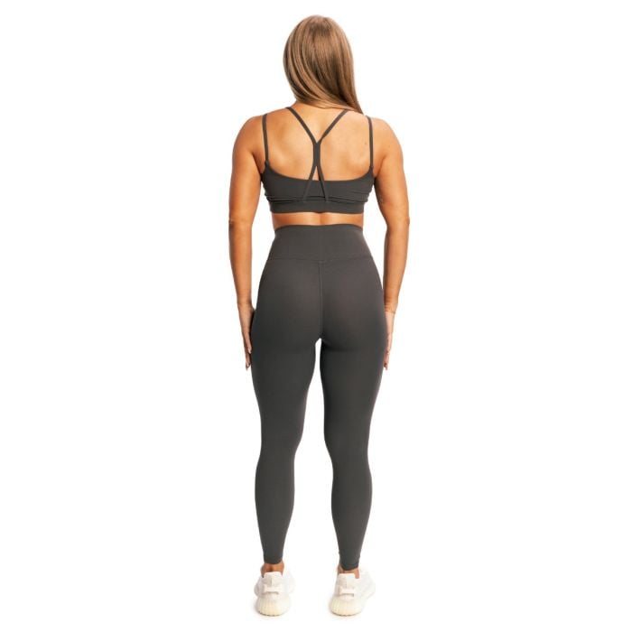 Dámske legíny BEAT Charcoal - GymBeam L