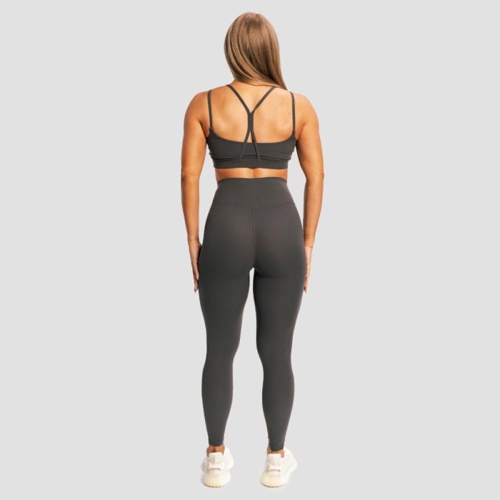 Dámske legíny BEAT Charcoal - GymBeam L