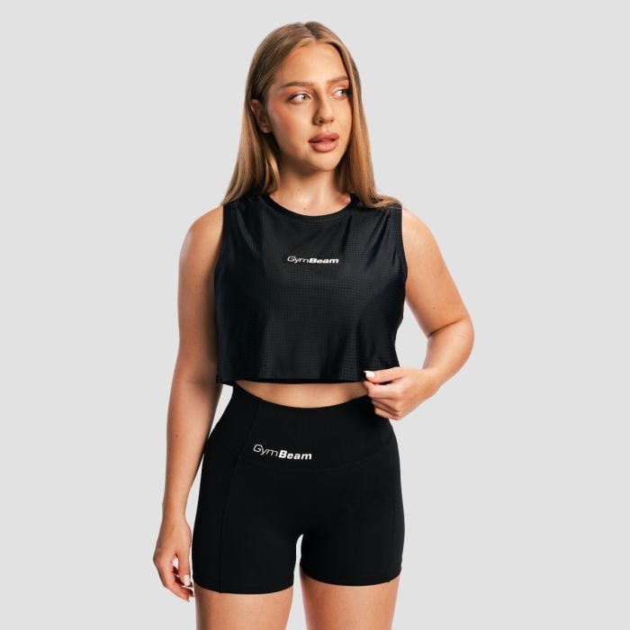 Dámske tielko Combat Black - GymBeam L