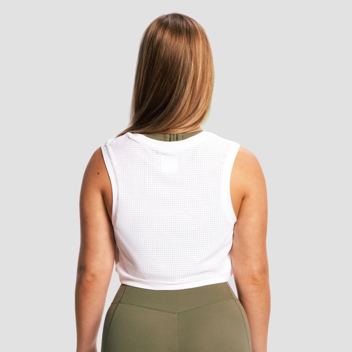 Dámske tielko Combat White - GymBeam M
