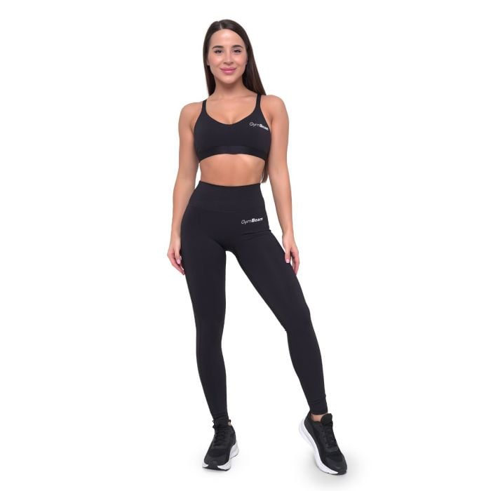 Dámske legíny Essence Black - GymBeam M