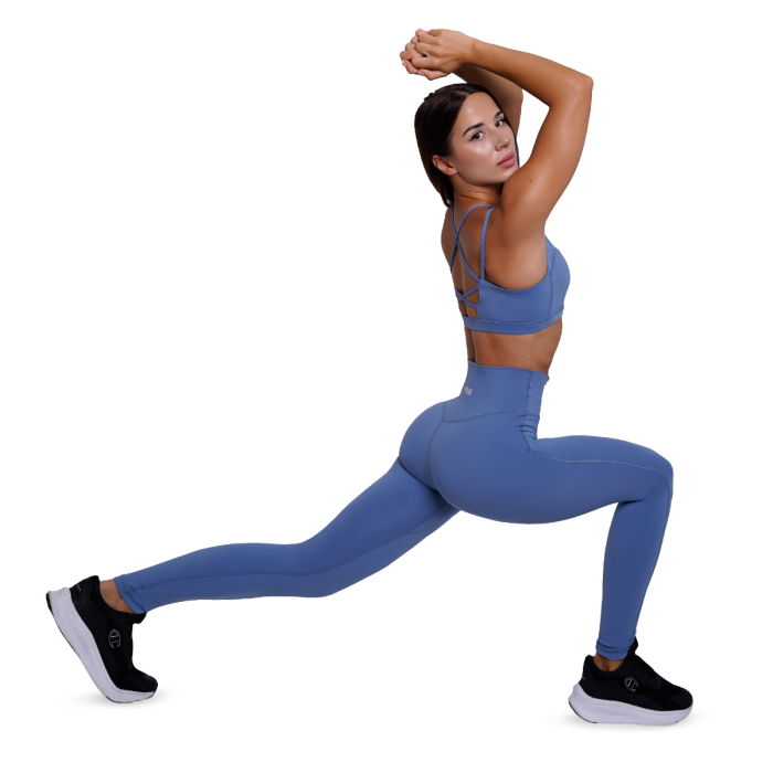 Dámske legíny FIT Steel Blue - GymBeam S