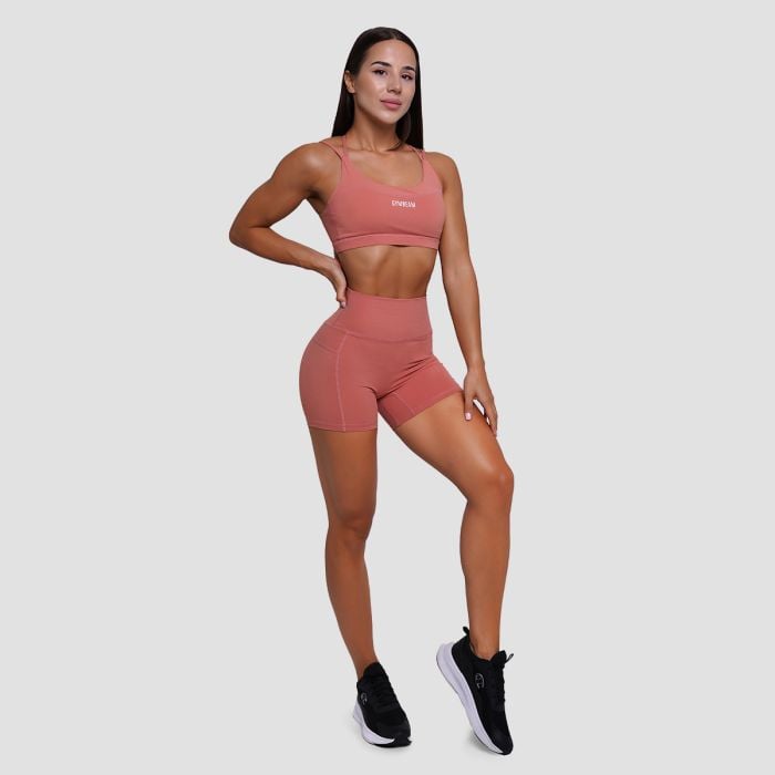 Dámske šortky FIT Salmon - GymBeam S