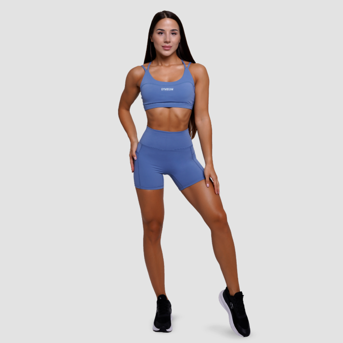 Dámske šortky FIT Steel Blue - GymBeam M