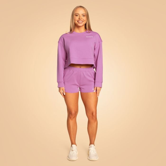Dámske teplákové šortky Grace Purple - BeastPink L