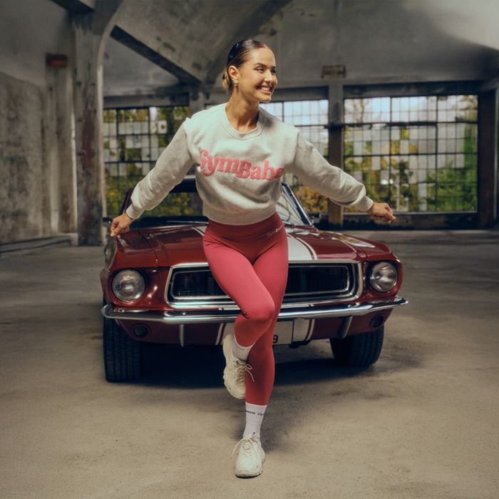 Dámska mikina GymBabe Cloud - GymBeam S