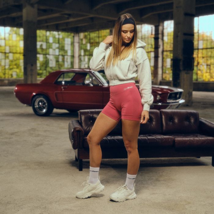 Dámske šortky GymBabe Bloom - GymBeam L