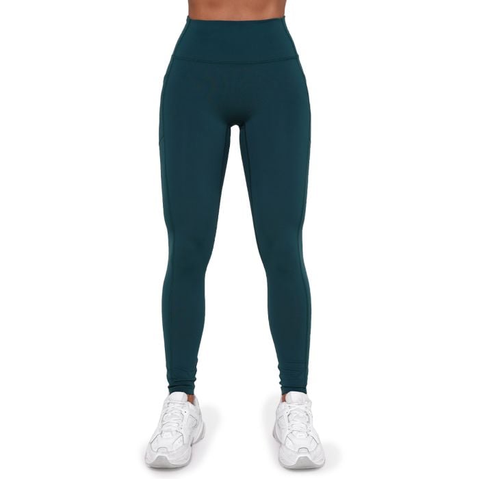Dámske legíny Ignite Dark Green - GymBeam L