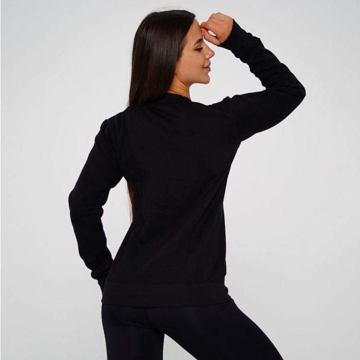 Dámska mikina Basic Jumper Black - GymBeam M