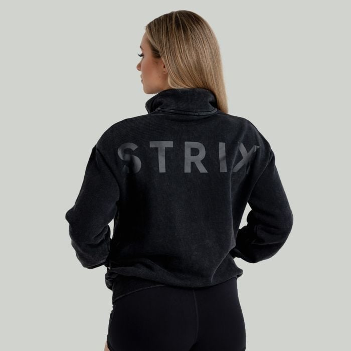Dámska mikina Washed Black - STRIX S