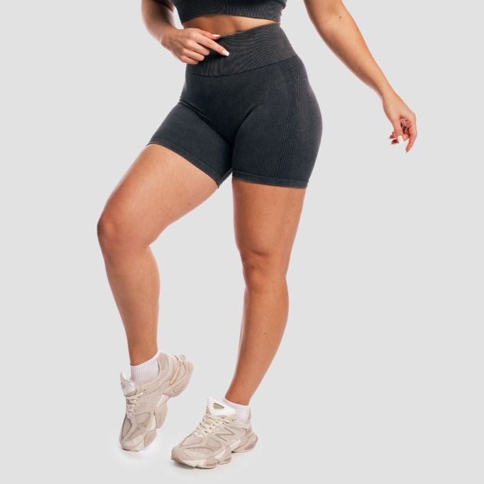 Dámske bezšvové šortky Lift Coal - GymBeam M