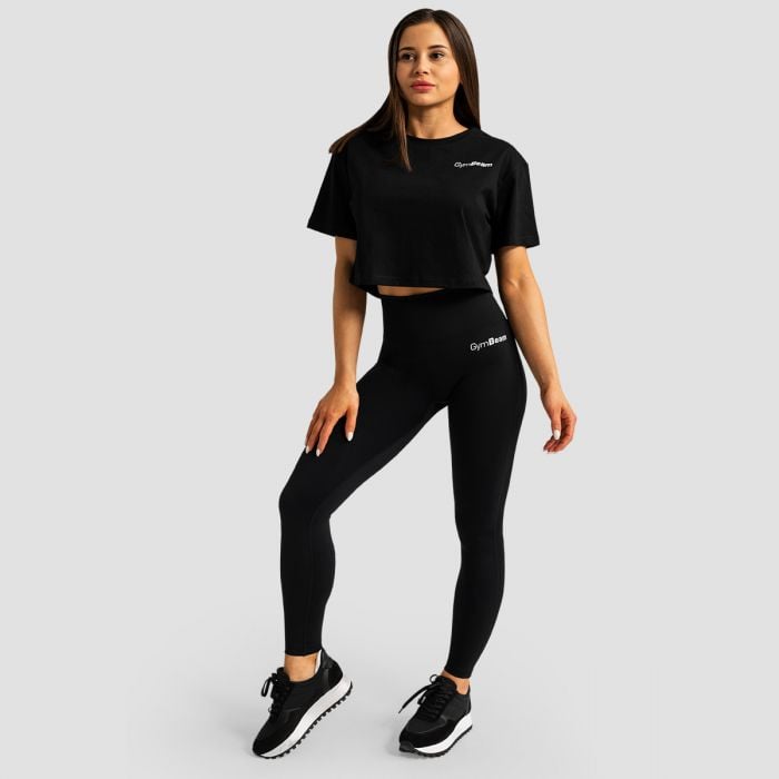 Dámske legíny Limitless s vysokým pásom Black - GymBeam XXL