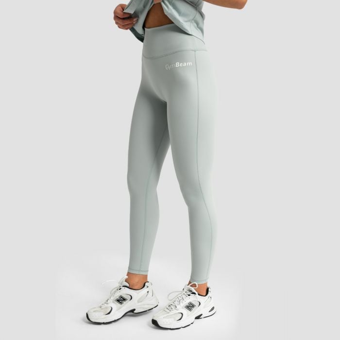 Dámske legíny Limitless s vysokým pásom Eucalypt - GymBeam S