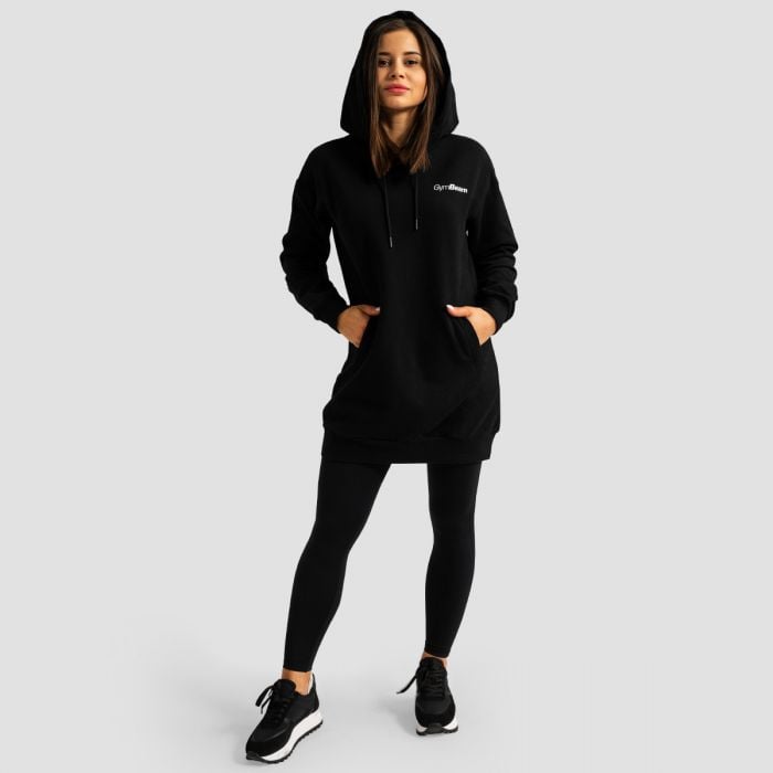 Dámska Longline mikina Limitless Black - GymBeam L