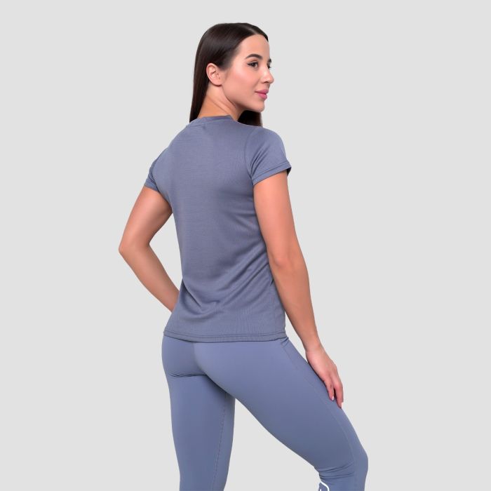 Dámske Tričko Mesh Essence Denim Blue - GymBeam S