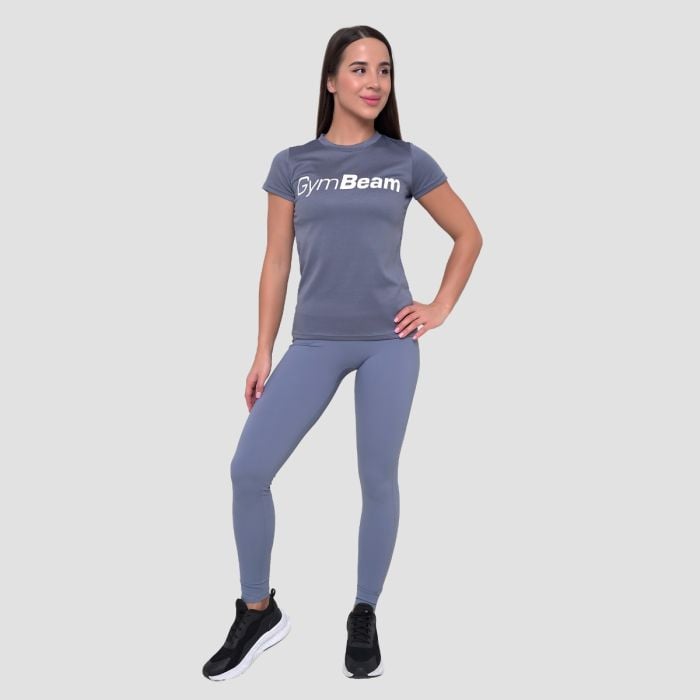 Dámske Tričko Mesh Essence Denim Blue - GymBeam S