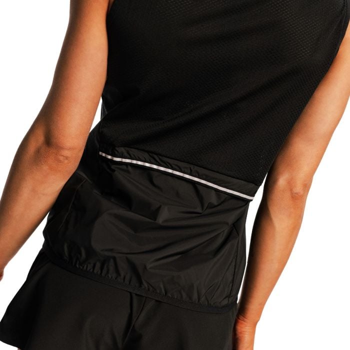 Dámska bežecká vesta Pulse X Black - GymBeam XL