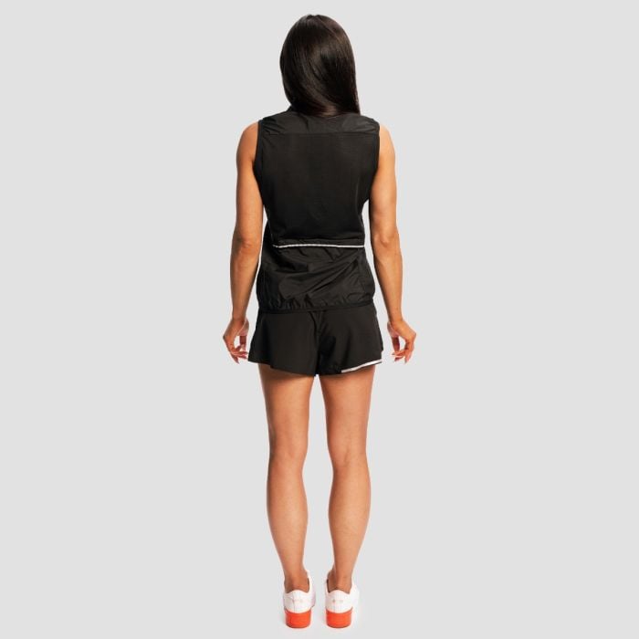 Dámska bežecká vesta Pulse X Black - GymBeam XL