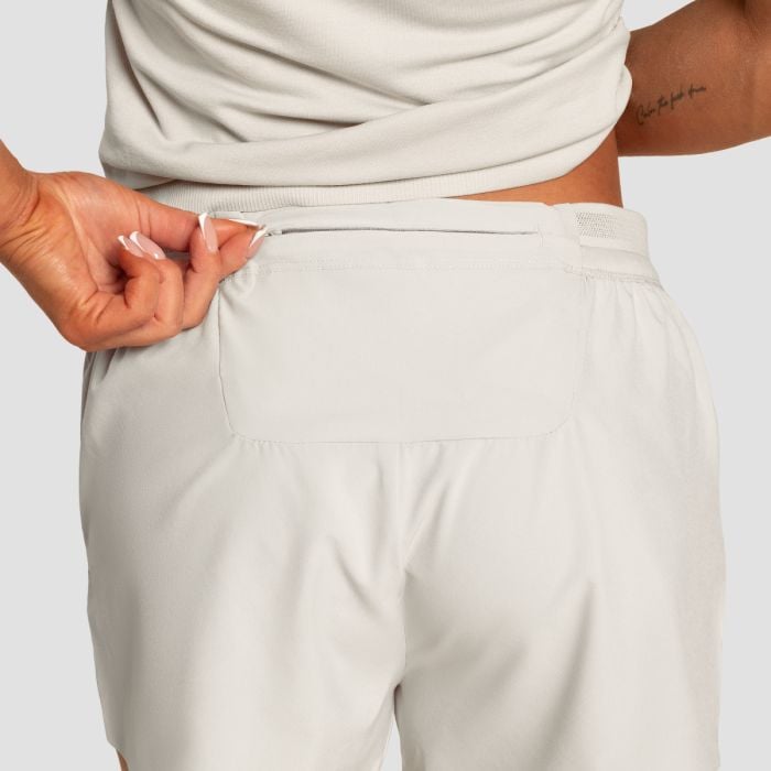 Dámske bežecké šortky Pulse X Gray - GymBeam M