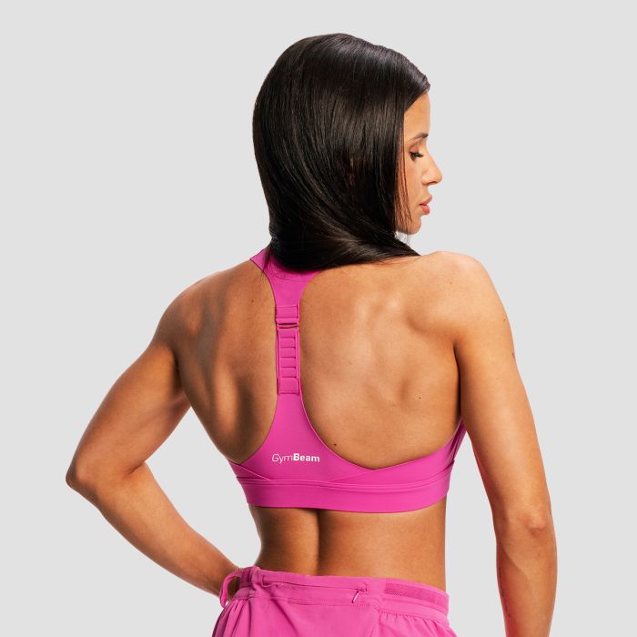 Dámska bežecká športová podprsenka Pulse X Purple - GymBeam M