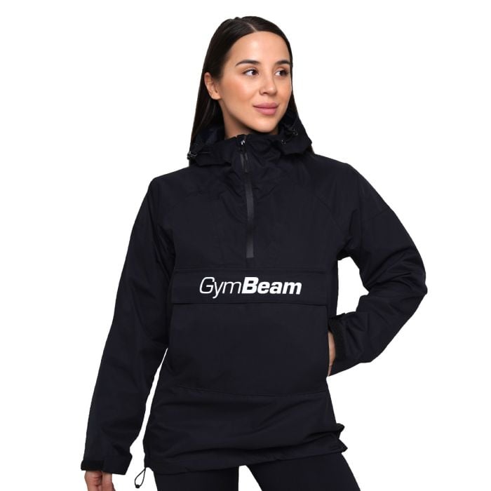 Dámska bunda Rain Smock Black - GymBeam S