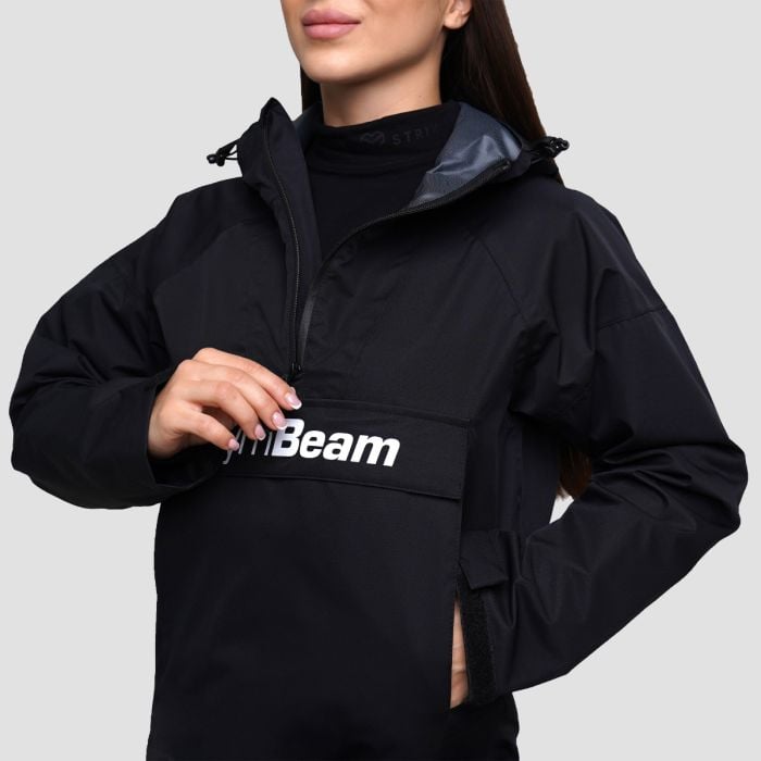 Dámska bunda Rain Smock Black - GymBeam S