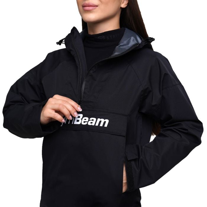 Dámska bunda Rain Smock Black - GymBeam S